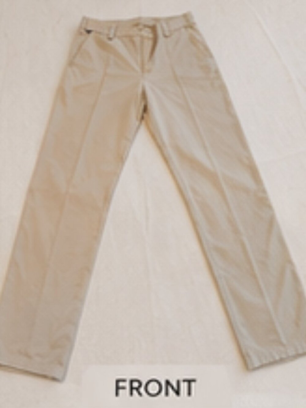 Lululemon Nylon Straight Leg Pants Beige Travel Workwear M/L